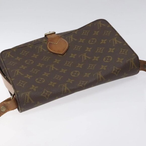 LOUIS VUITTON Monogram Cartouchiere GM Shoulder Bag Vintage M51252 Auth 129350 - Picture 6 of 15